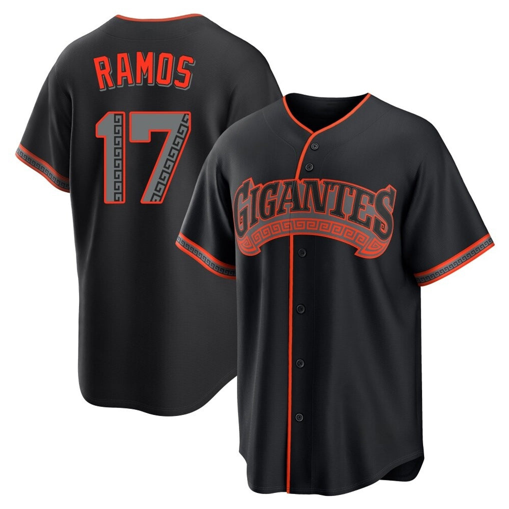 CAdoa SF.Giants #17 Heliot Ramos Player Black Alternate Limited Stitched Jerseys
