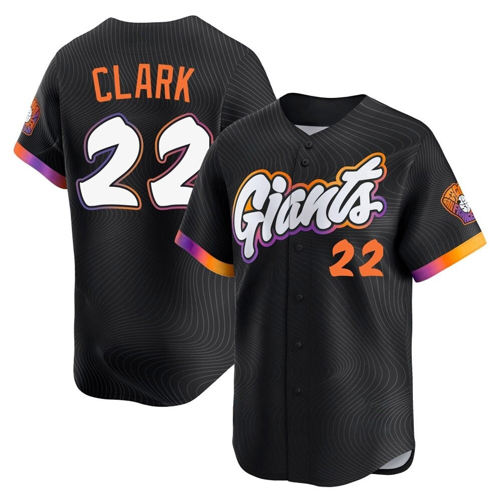CAdoa SF.Giants #22 Will Clark Player Black 2025 City Connect Home Limited Stitched Jerseys