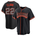 CAdoa SF.Giants #22 Will Clark Player Black Alternate Limited Stitched Jerseys