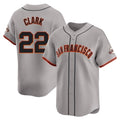 CAdoa SF.Giants #22 Will Clark Player Gray Home Limited Stitched Jerseys
