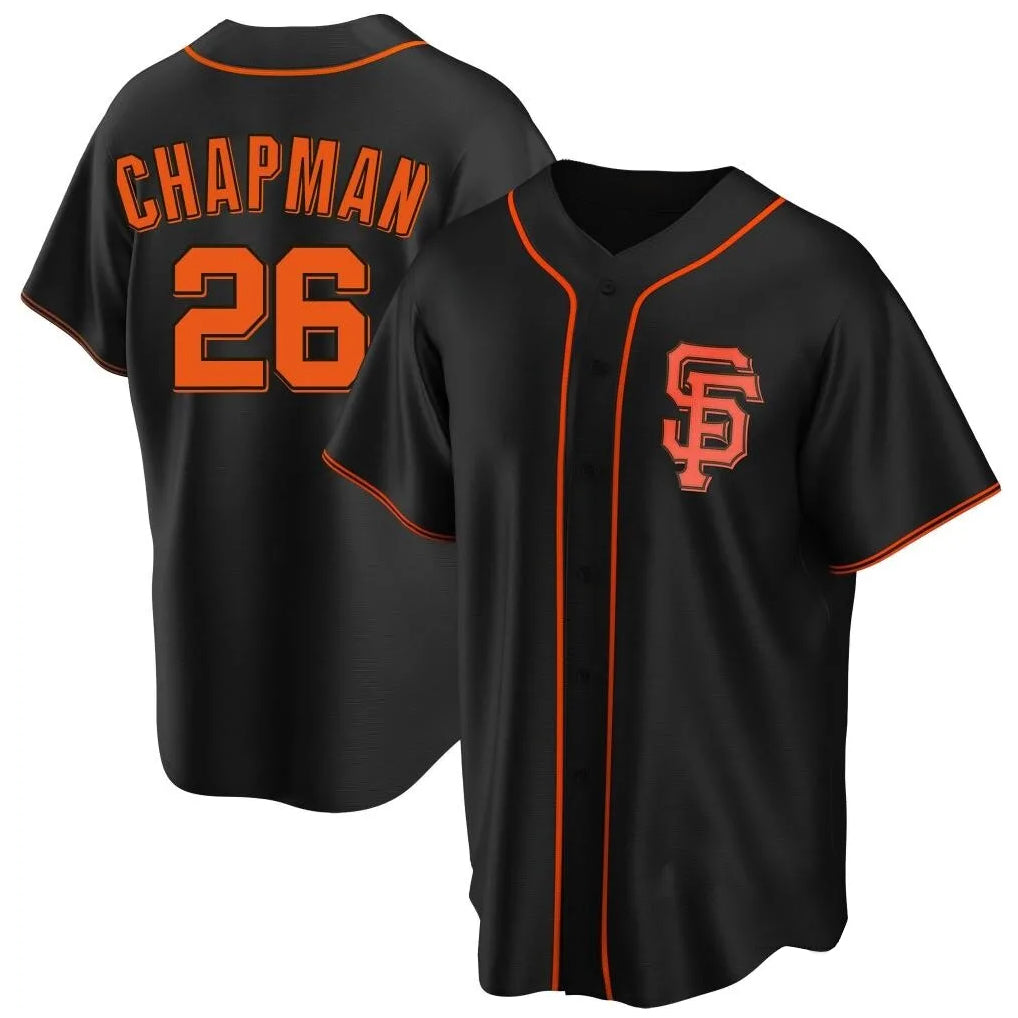 CAdoa SF.Giants #26 Matt Chapman Player Black 2026 Home Game Stitched Jerseys