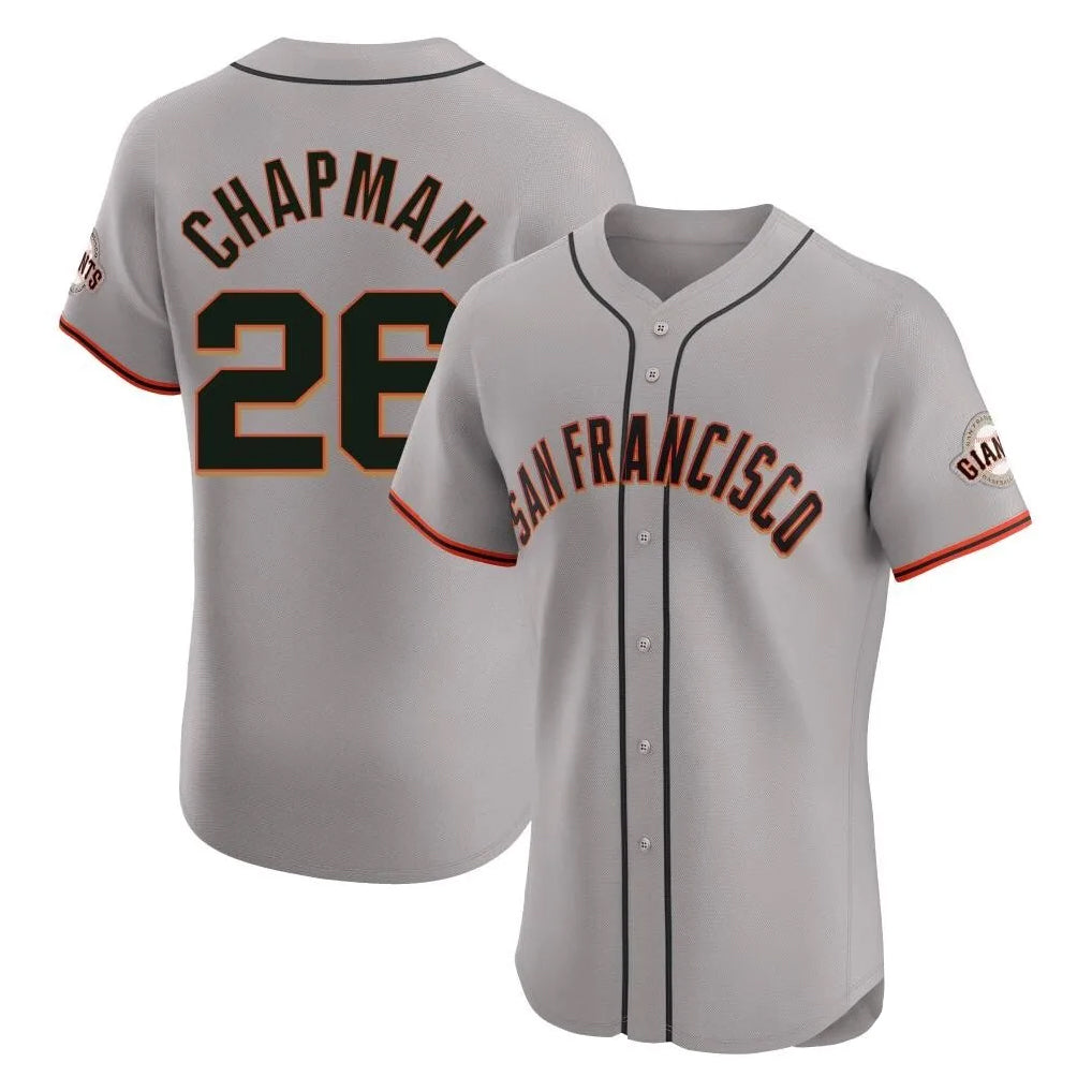 CAdoa SF.Giants #26 Matt Chapman Player Gray Home Limited Elite Stitched Jerseys
