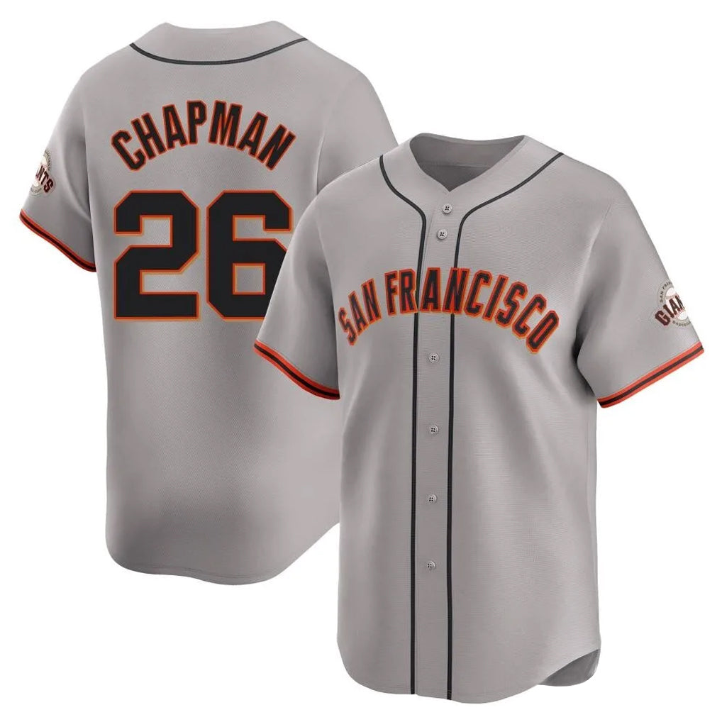 CAdoa SF.Giants #26 Matt Chapman Player Gray Home Limited Stitched Jerseys