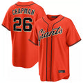 CAdoa SF.Giants #26 Matt Chapman Player Orange Home Game Stitched Jerseys