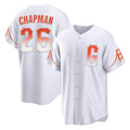 CAdoa SF.Giants #26 Matt Chapman Player White City Connect Home Game Stitched Jerseys