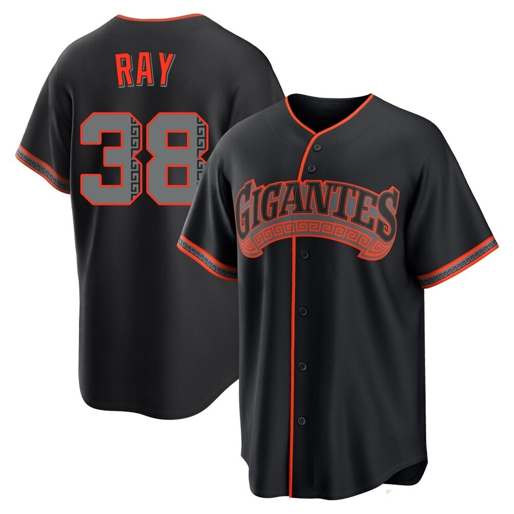 CAdoa SF.Giants #38 Robbie Ray Player Black Alternate Limited Stitched Jerseys