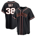 CAdoa SF.Giants #38 Robbie Ray Player Black Fashion Out Home Limited Stitched Jerseys
