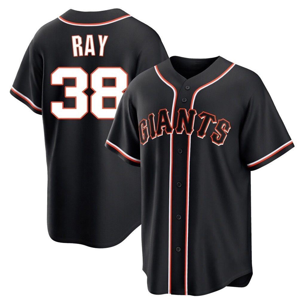 CAdoa SF.Giants #38 Robbie Ray Player Black Fashion Out Home Limited Stitched Jerseys