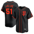 CAdoa SF.Giants #51 Jung Hoo Lee Player Black 2026 Home Limited Stitched Jerseys