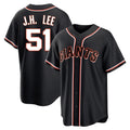 CAdoa SF.Giants #51 Jung Hoo Lee Player Black Fashion Out Home Limited Stitched Jerseys
