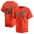 CAdoa SF.Giants #51 Jung Hoo Lee Player Orange Home Limited Stitched Jerseys
