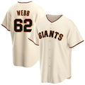 CAdoa SF.Giants #62 Logan Webb Player Cream Home Game Stitched Jerseys