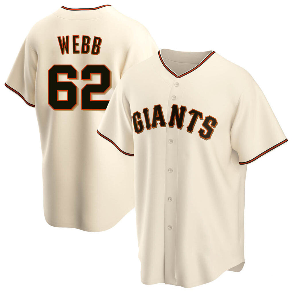 CAdoa SF.Giants #62 Logan Webb Player Cream Home Game Stitched Jerseys
