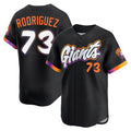 CAdoa SF.Giants #73 Randy Rodriguez Player Black City Connect Home Limited Stitched Jerseys