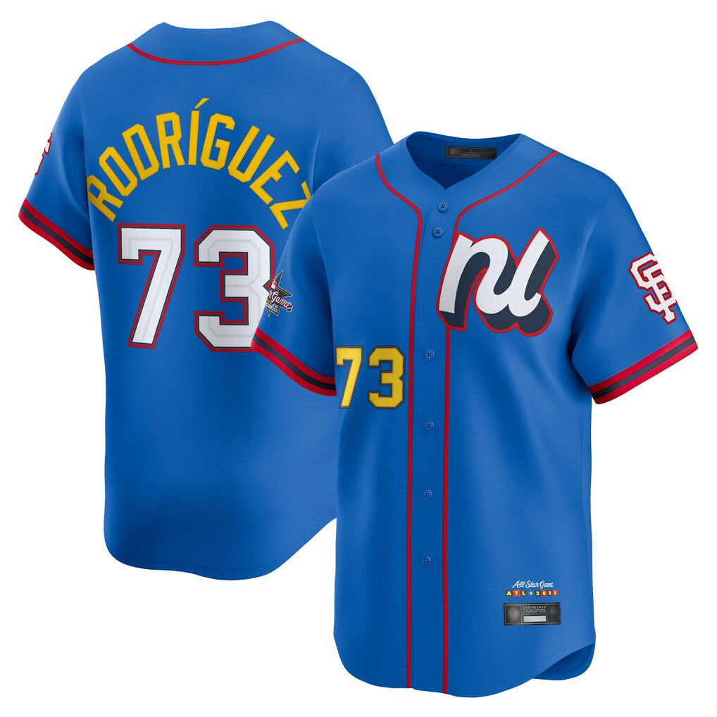 CAdoa SF.Giants #73 Randy Rodriguez Player Blue National League All-Star Edition Limited Stitched Jerseys