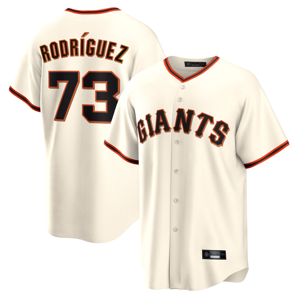 CAdoa SF.Giants #73 Randy Rodriguez Player Cream Home Game Stitched Jerseys