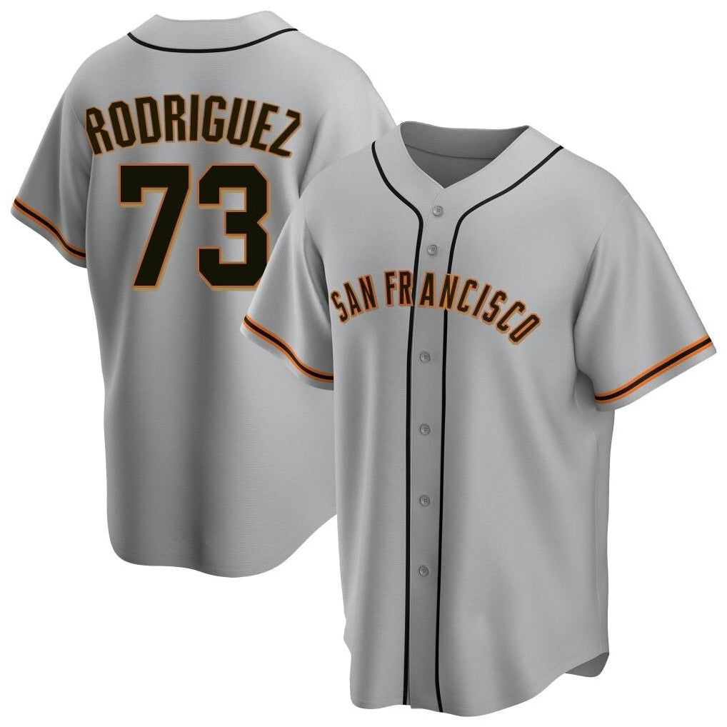 CAdoa SF.Giants #73 Randy Rodriguez Player Gray Home Game Stitched Jerseys
