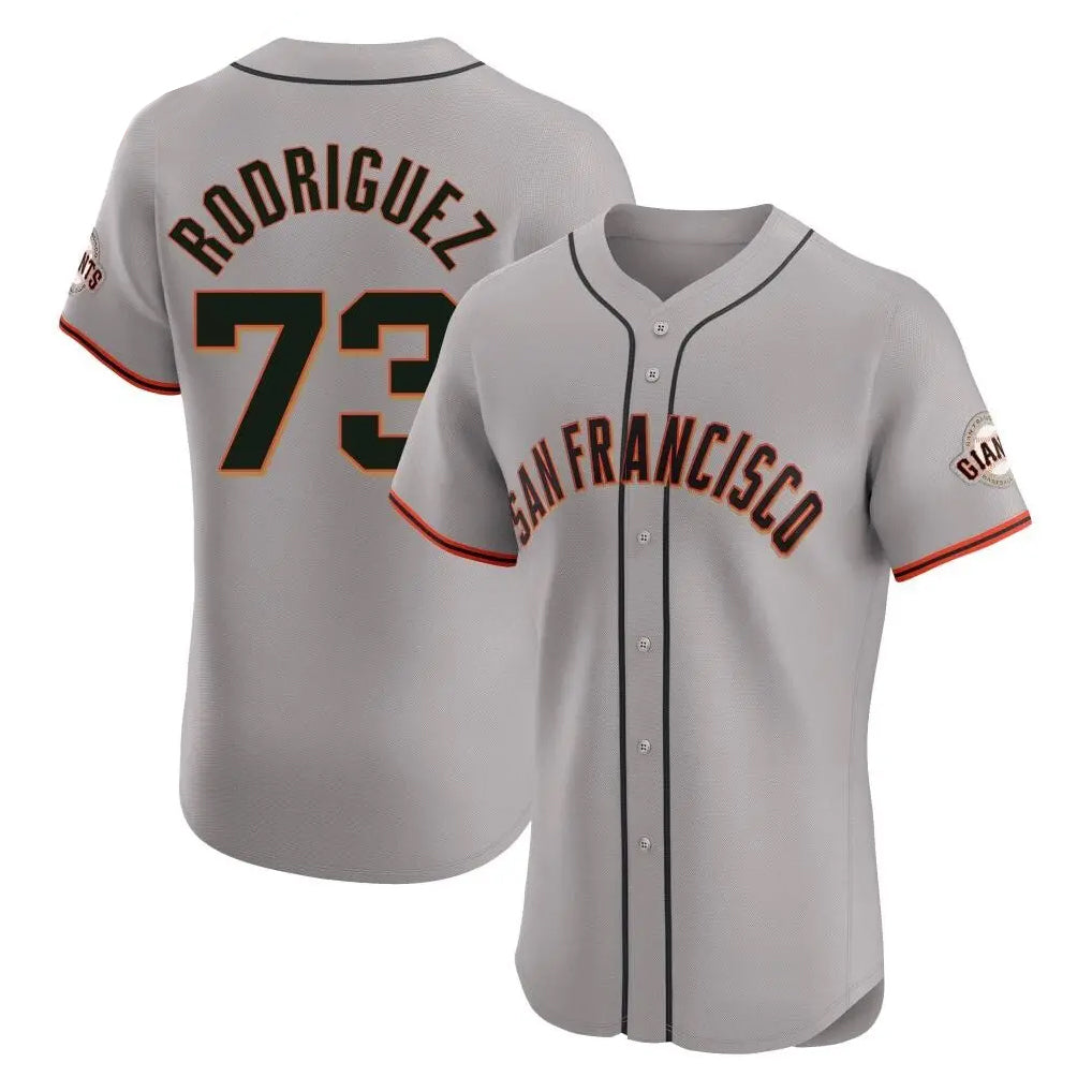 CAdoa SF.Giants #73 Randy Rodriguez Player Gray Home Limited Elite Stitched Jerseys
