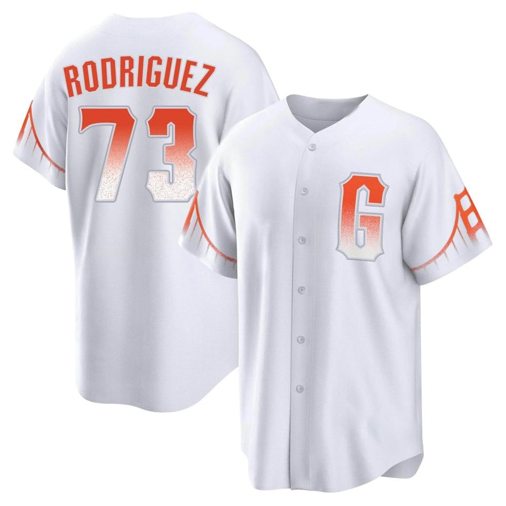 CAdoa SF.Giants #73 Randy Rodriguez Player White City Connect Home Game Stitched Jerseys