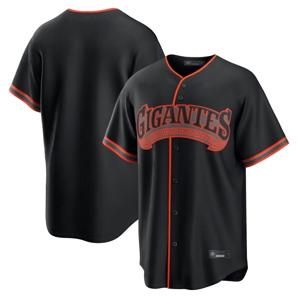 CAdoa SF.Giants Blank Player Black Alternate Limited Stitched Jerseys