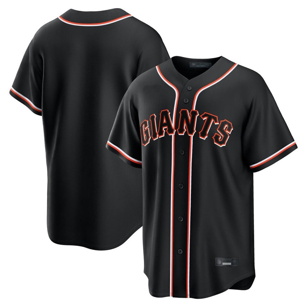 CAdoa SF.Giants Blank Player Black Fashion Home Game Stitched Jerseys