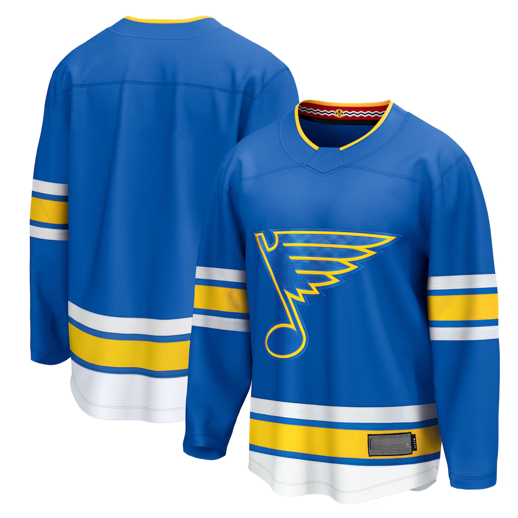CAdoa St.L.Blues Blue Home Breakaway Jerseys