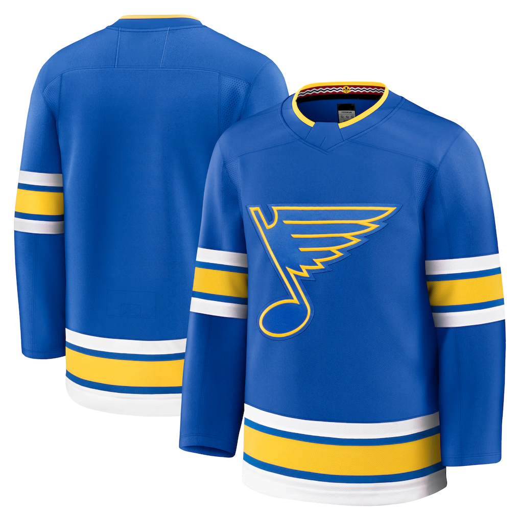 CAdoa St.L.Blues Blue Home Premium Jerseys