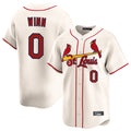 CAdoa St. Louis Cardinals #0 Masyn Winn Player Cream Home Limited Stitched Jerseys