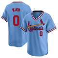 CAdoa St. Louis Cardinals #0 Masyn Winn Player Light Blue City Connect Home T-shirt Stitched Jerseys