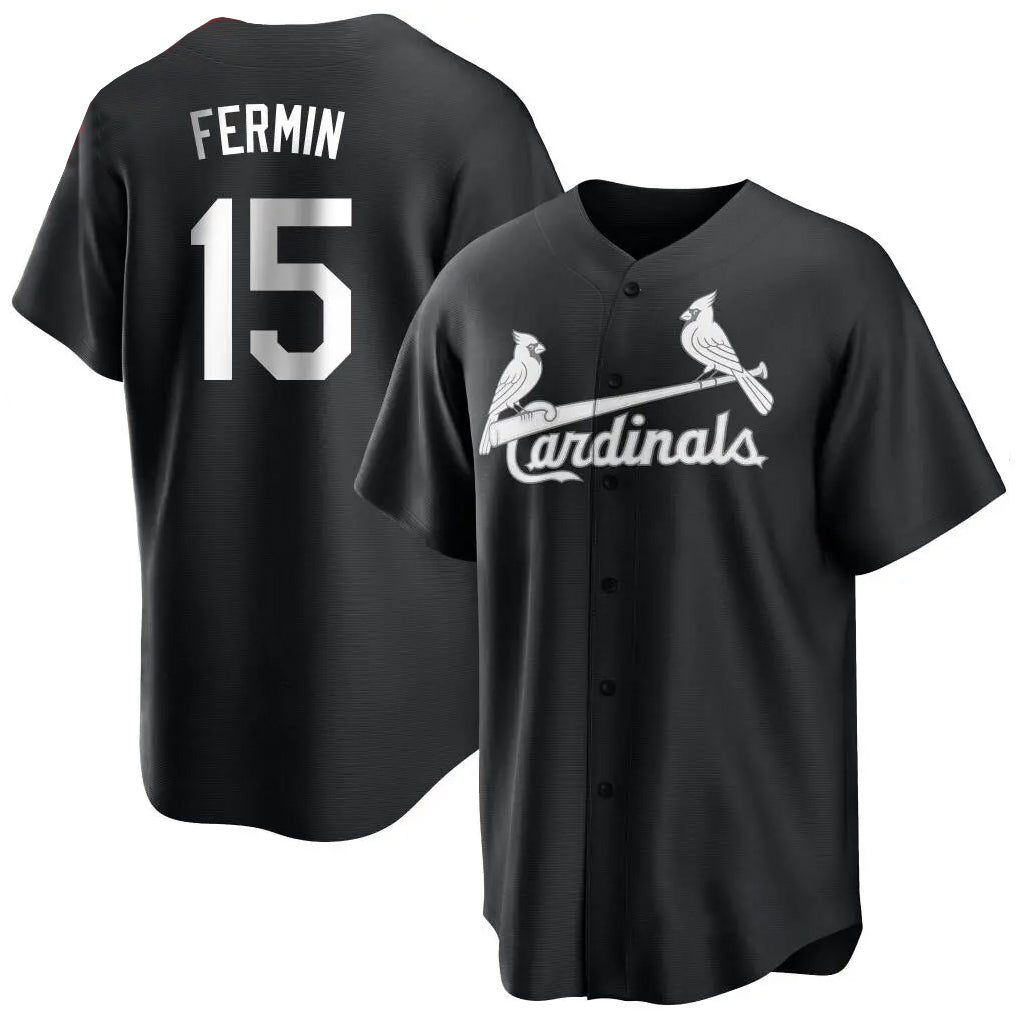 CAdoa St. Louis Cardinals #15 Jose Fermin Player Black City Connect Home Limited Stitched Jerseys