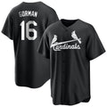 CAdoa St. Louis Cardinals #16 Nolan Gorman Player Black City Connect Home Limited Stitched Jerseys