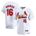 CAdoa St. Louis Cardinals #16 Nolan Gorman Player White Home Limited Stitched Jerseys