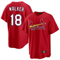 CAdoa St. Louis Cardinals #18 Jordan Walker Player Red Home Game Stitched Jerseys