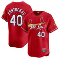 CAdoa St. Louis Cardinals #40 Willson Contreras Player Red City Connect Limited Stitched Jerseys