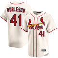 CAdoa St. Louis Cardinals #41 Alec Burlesona Player Cream Home Limited Stitched Jerseys