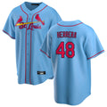 CAdoa St. Louis Cardinals #48 Ivan Herrera Player Light Blue  Home Game Stitched Jerseys