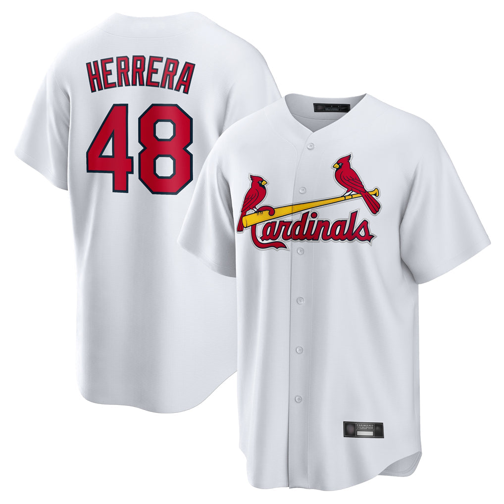 CAdoa St. Louis Cardinals #48 Ivan Herrera Player White Home Game Stitched Jerseys