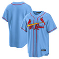 CAdoa St. Louis Cardinals Blank Player Light Blue Home Limited Game Stitched Jerseys