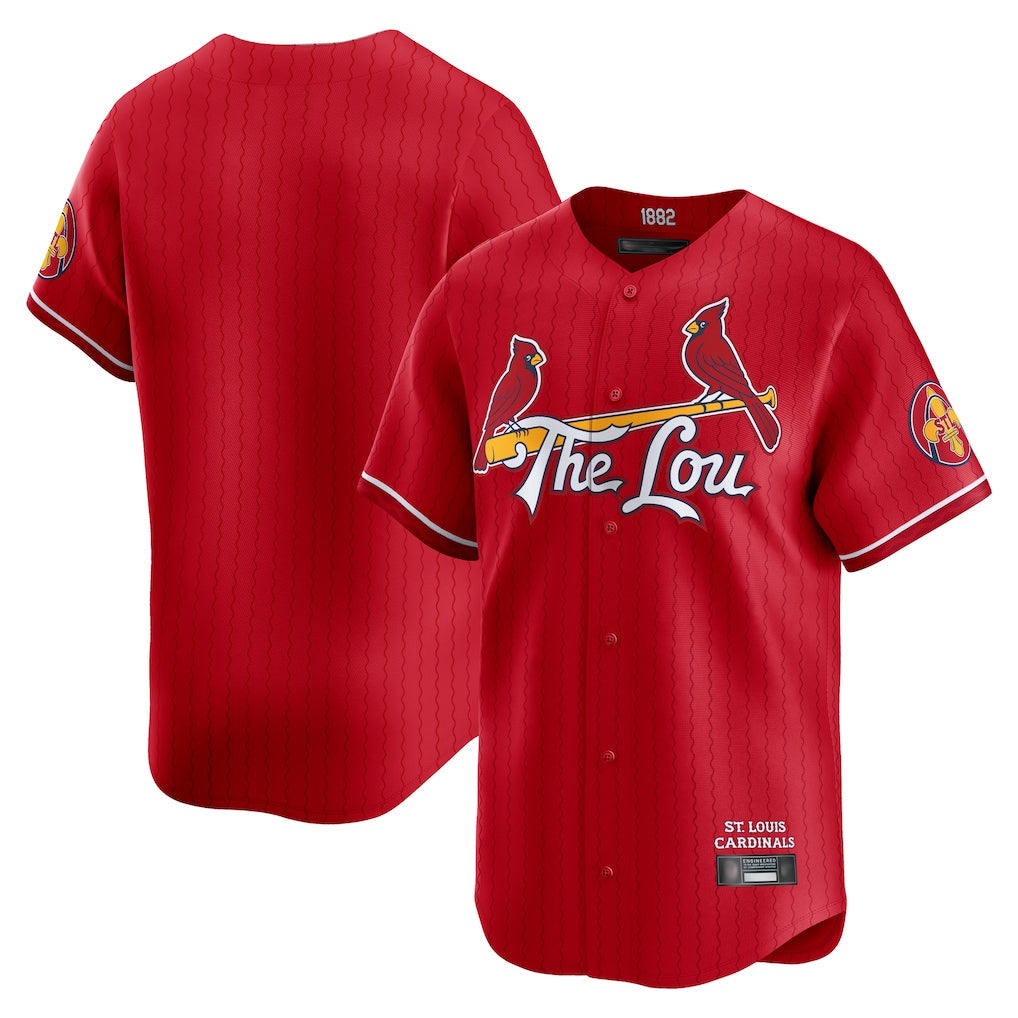 CAdoa St. Louis Cardinals Blank Player Red City Connect Limited Stitched Stitched Jerseys