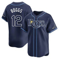 CAdoa TB.Rays #12 Wade Boggs Player Navy Home Limited Stitched Jerseys