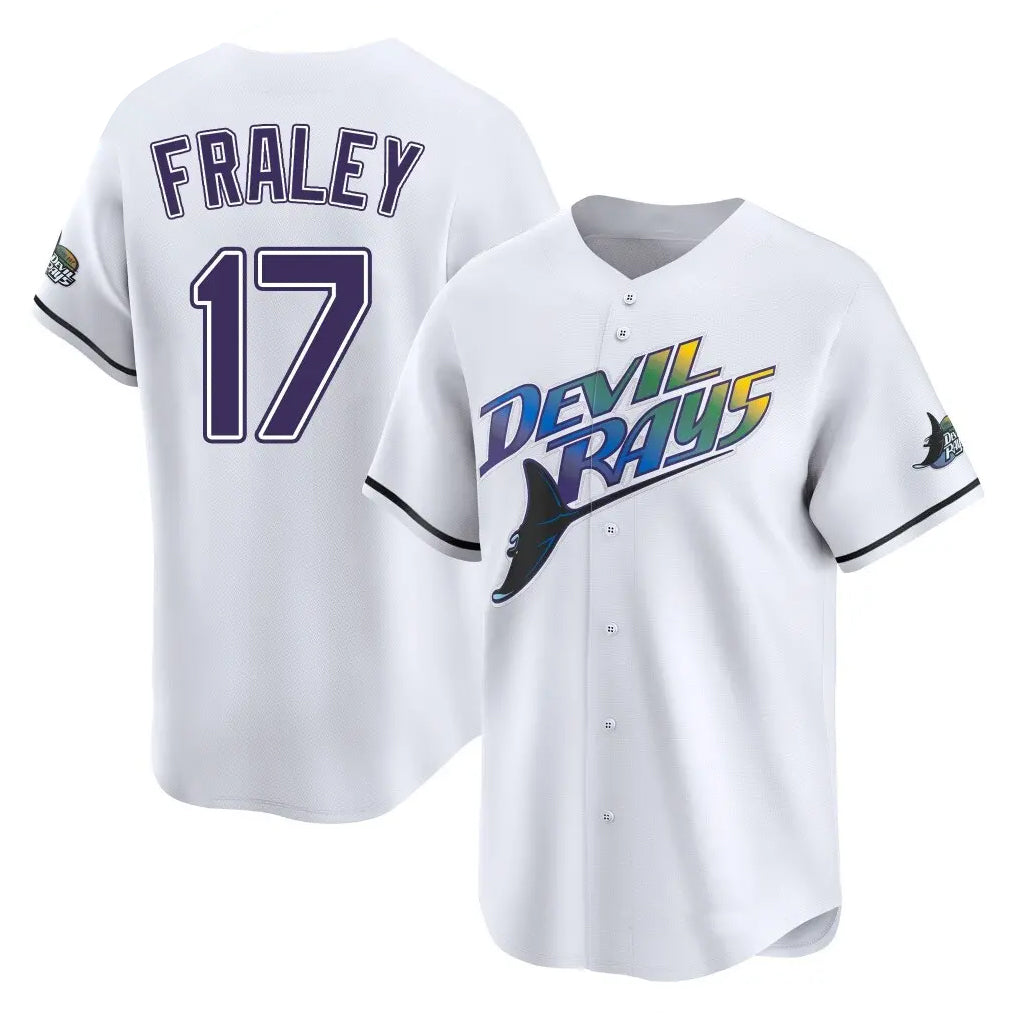 CAdoa TB.Rays #17 Jake Fraley Player White City Connect Home Stitched Jerseys