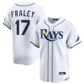 CAdoa TB.Rays #17 Jake Fraley Player White Home Limited Stitched Jerseys