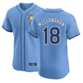 CAdoa TB.Rays #18 Shane McClanahan Player Light Blue Home Limited Stitched Jerseys