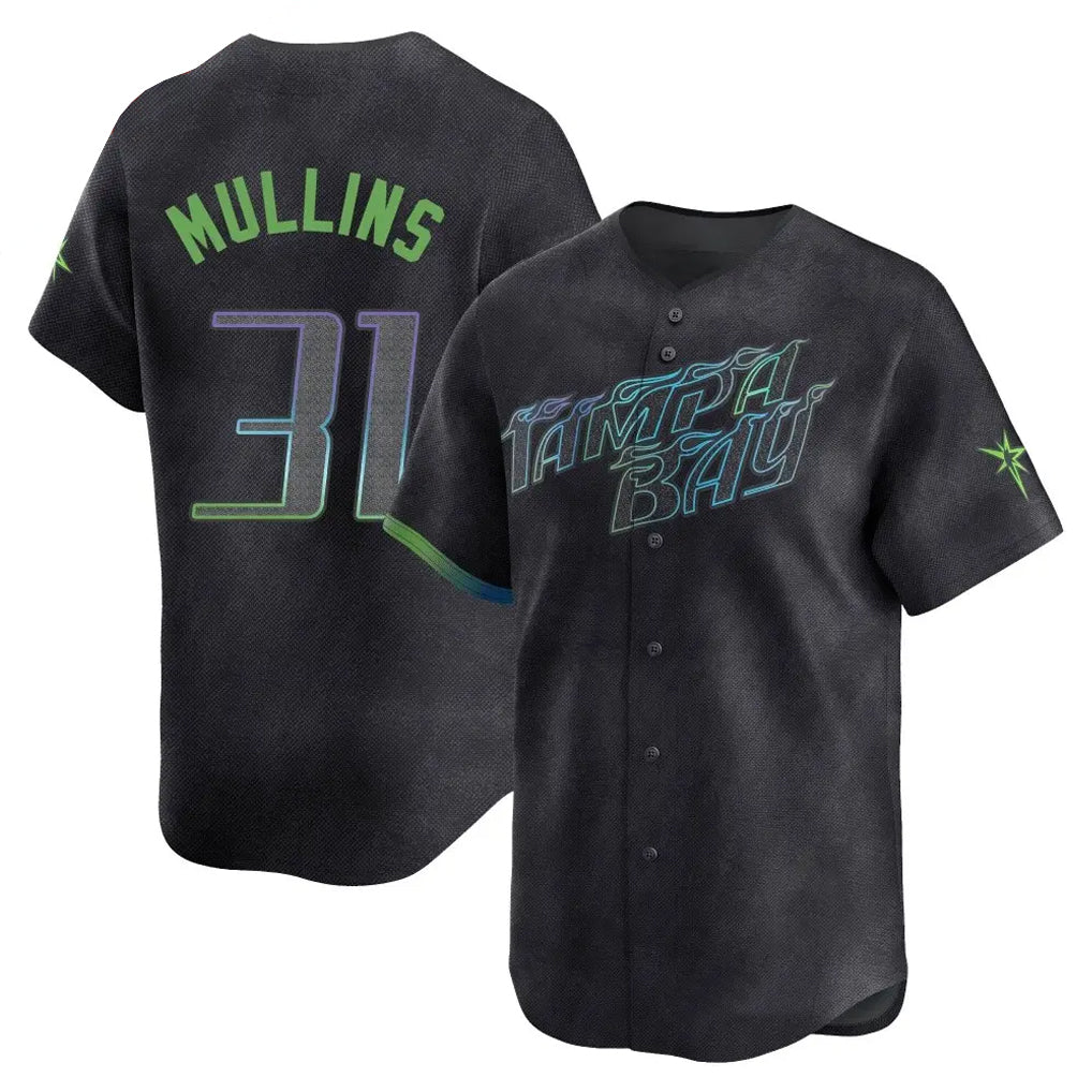 CAdoa TB.Rays #31 Cedric Mullins Player Black City Connect Home Limited Stitched Jerseys