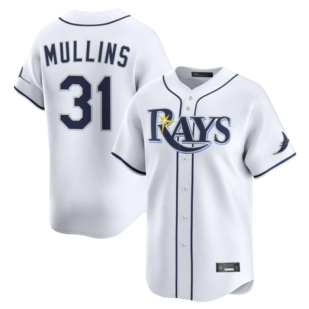 CAdoa TB.Rays #31 Cedric Mullins Player White Home Limited Stitched Jerseys