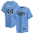 CAdoa TB.Rays #44 Ryan Pepiot Player Light Blue Home Limited Stitched Jerseys