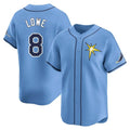 CAdoa TB.Rays #8 Brandon Lowe Player Light Blue Home Limited Stitched Jerseys