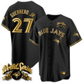 CAdoa T.Blue Jays #27 Vladimir Guerrero Jr Player Black 2025 American League All Stitched Jerseys