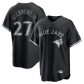CAdoa T.Blue Jays #27 Vladimir Guerrero Jr Player Black City Connect Limited Stitched Jerseys