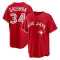 CAdoa T.Blue Jays #34 Kevin Gausman Player Red Home Limited Stitched Jerseys